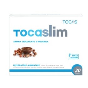 Tocaslim Cioccolato Integratore Proteine del Siero del Latte 20 Bustine