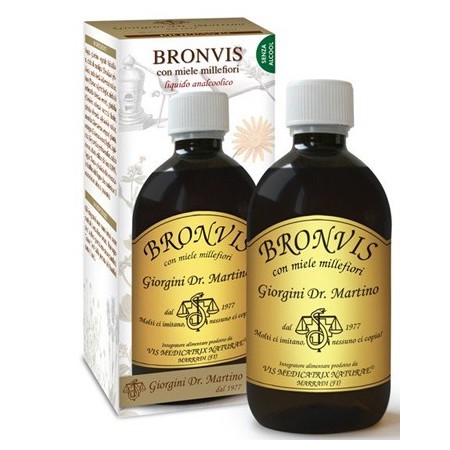 Dr. Giorgini Bronvis Con Miele Millefiori Integratore Per la Tosse 500 ml