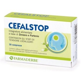Farmaderbe Cefalstop Integratore Anti Tensivo 30 Compresse