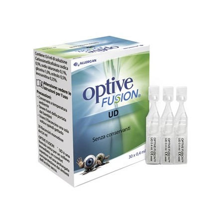 Optive Fusion UD Collirio Gocce Oculari 30 Flaconcini Monodose