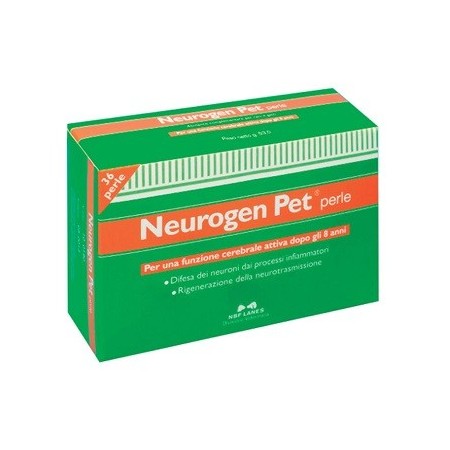 Nbf Lanes Neurogen Pet Integratore Sistema Nervoso Cani e Gatti 36 Perle