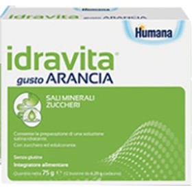Humana Idravita Arancia Integratore Sali Minerali 12 Bustine