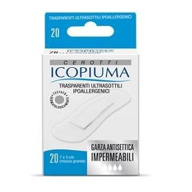 Icopiuma Cerotti Trasparenti Misura Grande 20 Pezzi