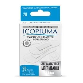 Icopiuma Cerotti Trasparenti Ultrasottili Misura Assortita 20 Pezzi