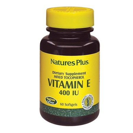 Nature's Plus Vitamina E 400 UI Integratore Antiossidante 60 Capsule