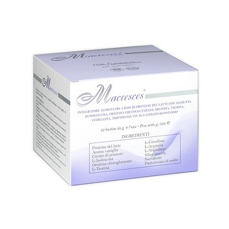 Macresces Integratore di Proteine del Latte 42 Bustine