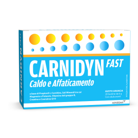 Carnidyn Fast Magnesio e Potassio Integratore 20 Bustine
