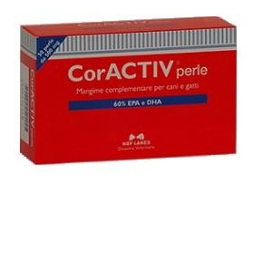 Nbf Lanes Coractiv Integratore Di Acidi Grassi Omega3 Cani e Gatti 50 Perle