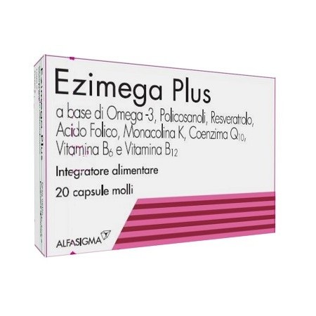 Ezimega Plus Integratore Controllo Colesterolo 20 Capsule Molli