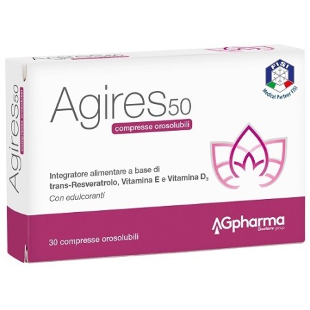 Ag-Res 50 Integratore Menopausa 30 Compresse Orosolubili