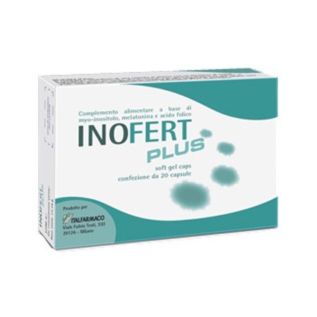 Inofert Plus Integratore di Acido Folico e Myo-Inositolo 20 Capsule