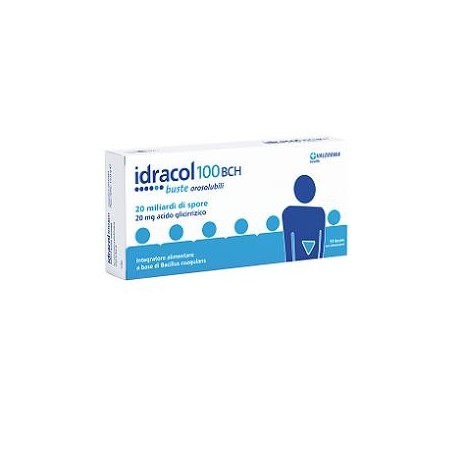 Idracol 100 BCH Integratore Flora Intestinale 10 Bustine Orosolubili