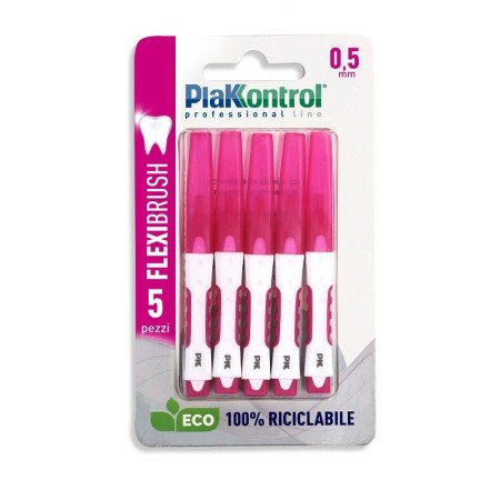 PlakKontrol Flexi Brush Scovolino Interdentale Flessibile 0,5 mm