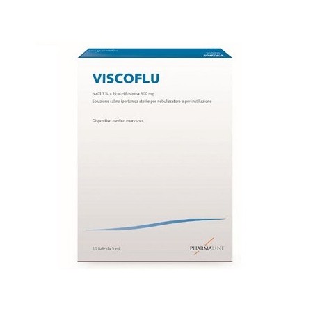 Viscoflu Soluzione Salina Ipertonica Nebulizzante 10 Flaconcini 5 ml
