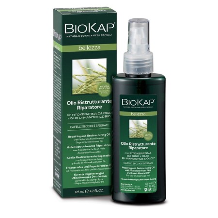 BioKap Olio Ristrutturante E Riparatore Capelli Secchi 125 ml
