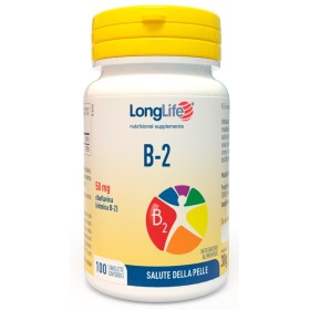 LongLife B2 50mg Integratore Vitaminico 100 Tavolette