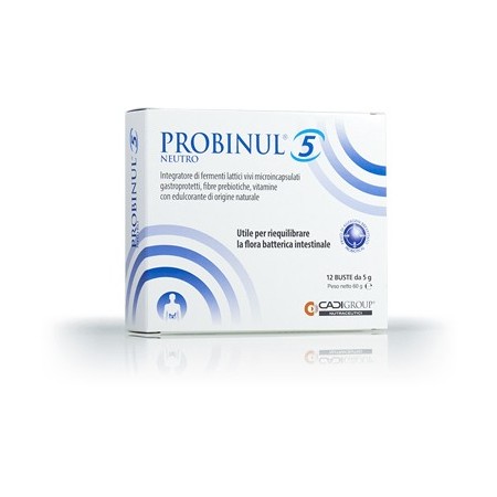 Probinul 5 Neutro Integratore Simbiotico 12 Bustine