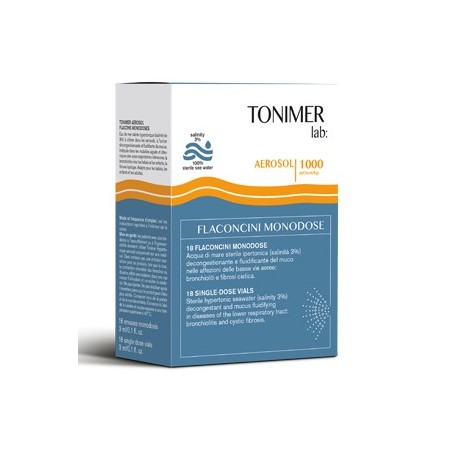 Tonimer Soluzione Ipertonica Aerosol 18 Flaconcini 3 ml