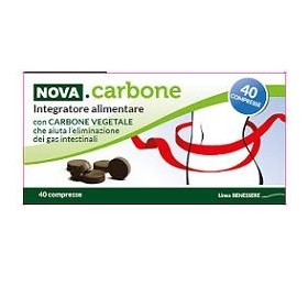 Nova Carbone Vegetale Integratore 40 compresse