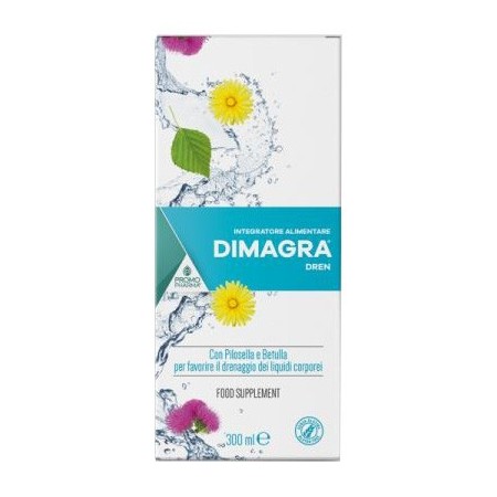 Dimagra Dren Sciroppo Integratore per il Drenaggio dei Liquidi Corporei 200 ml
