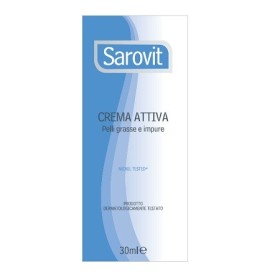 Sarovit Crema Attiva Purificante Pelli Grasse Impure 30 ml