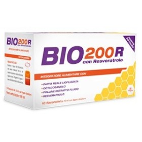 Bio 200R Integratore Naturale Pappa Reale 10 Flaconcini
