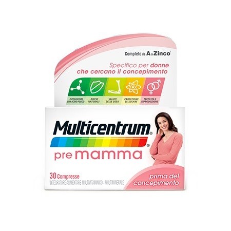 Multicentrum Pre Mamma Integratore Pre-concepimento 30 Compresse
