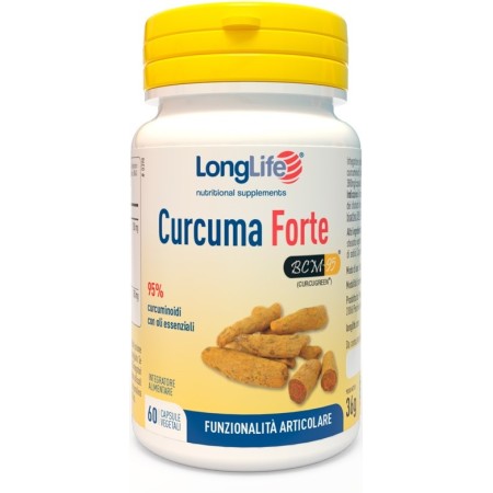 LongLife Curcuma Forte Integratore Curcuma 60 Capsule
