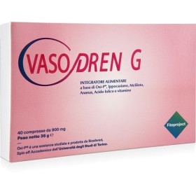 Vasodren G Integratore Microcircolo 40 Compresse 500 mg