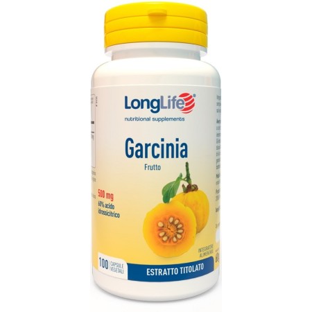 LongLife Garcinia Integratore Dimagrante 500 mg 100 Capsule