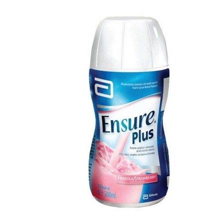 Ensure Plus Alimento a Fini Medici Speciali Ipercalorico Fragola 4x200ml