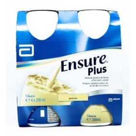 Ensure Plus Alimento a Fini Medici Speciali Ipercalorico Banana 4x200ml