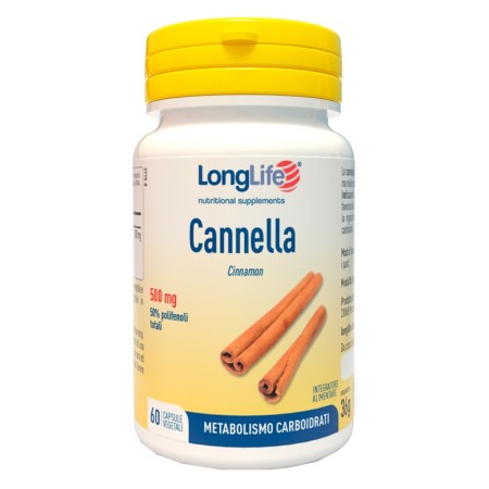 LongLife Cannella Integratore Intestinale 60 Capsule