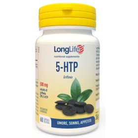 Longlife 5-HTP Integratore per Ansia e Stress 60 Capsule