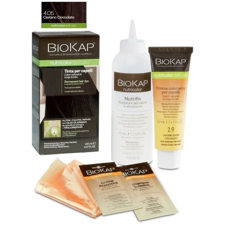 Biokap Nutricolor Delicato 4.05 Tinta Per Capelli Castano Cioccolato