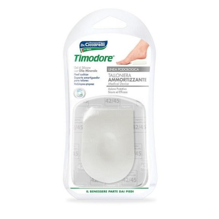 Timodore Talloniera Ammortizzante Gel Di Silicone N°42-45 2 Pezzi