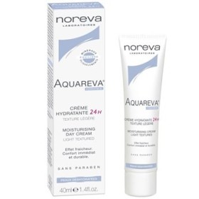 Noreva Aquareva Crema Idratante Viso Leggera 24h Pelle Normale e Mista 40 ml