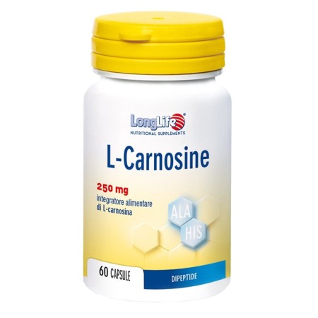 LongLife L-Carnosine Integratore 60 Capsule