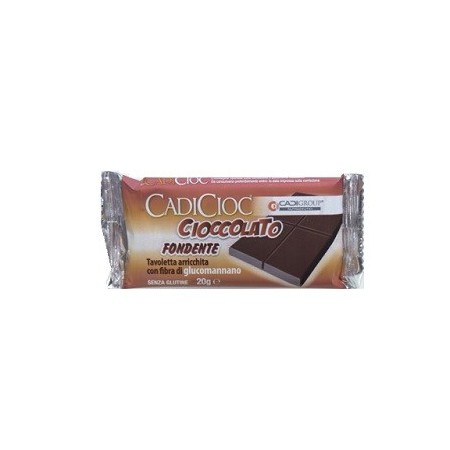 Cadicioc Barretta Di Cioccolato Fondente Con Glucomannano 20 g