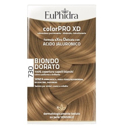 Euphidra Colorpro XD Tintura Extra Delicata Colore n°730 Biondo Dorato