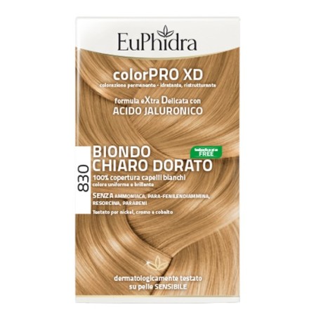 Euphidra ColorPRO XD 830 Biondo Chiaro Dorato Tintura Extra Delicata