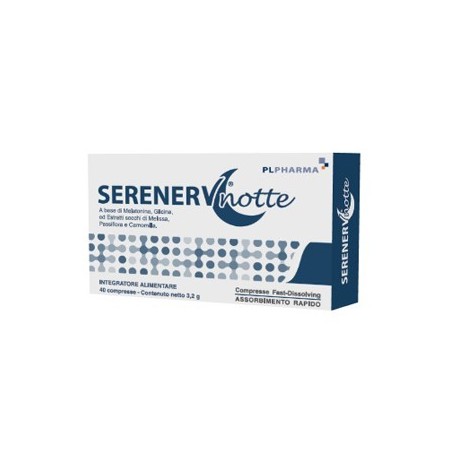 Serenerv Notte Integratore Sonno 40 Compresse