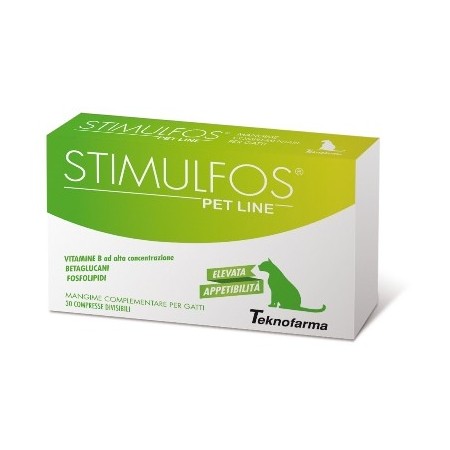 Stimulfos Pet Line Integratore Per Gatti 30 Compresse