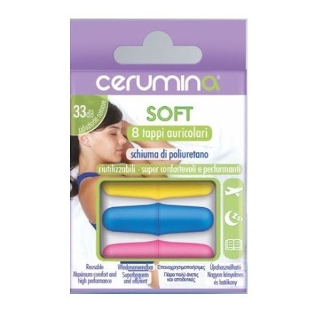 Cerumina Soft Tappi Auricolari 8 Pezzi