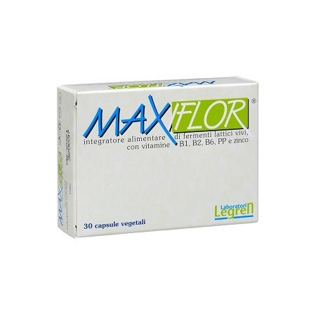 Maxiflor Integratore Ad Alto Dosaggio Di Fermenti Lattici Vivi 30 Capsule