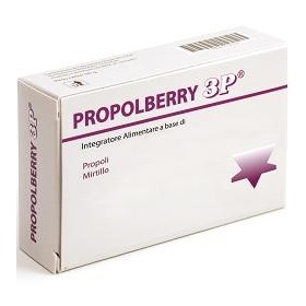 Propolberry 3P Integratore Benessere Vie Respiratorie 30 Compresse