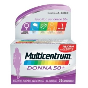 Multicentrum Donna 50  Integratore Multivitaminico Multiminerale 30 Compresse