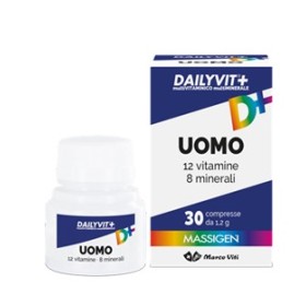 Massigen Dailyvit  Uomo Integratore Vitamine e Minerali 30 Compresse
