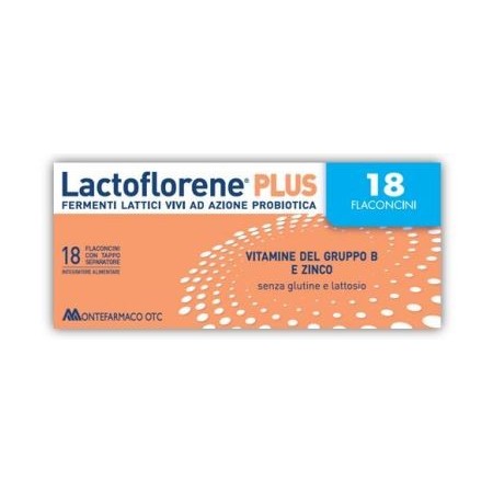 Lactoflorene Plus Integratore Fermenti Lattici Vivi 18 Flaconcini