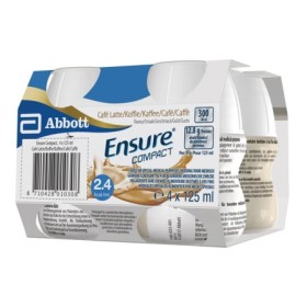 Ensure Compact Alimento a Fini Medici Speciali Ipercalorico e Proteico Caffè 4x125ml